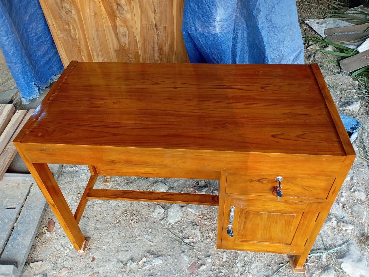 Meja Guru Kayu Jati - Image 4